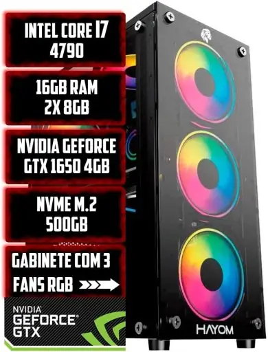 PC Gamer Intel Core i7 4790 16GB RAM