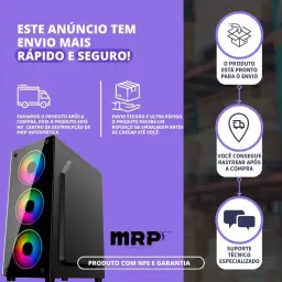 Computador Pc Gamer Cpu Amd Ryzen 5 Memoria 16gb Ssd 480 — imagem 5