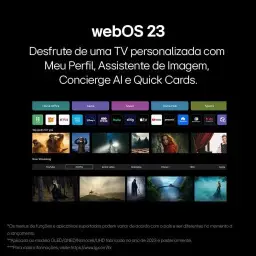 Smart TV 32" LG HD 32LR600B Processador α5 Ger6 AI Alexa integrado LG Channels — imagem 6