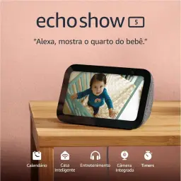 Echo Show 5 (Geração mais recente) | Smart display com Alexa — imagem 1
