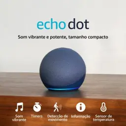 Echo Dot (Geração mais recente) | Smart speaker com Alexa — imagem 1