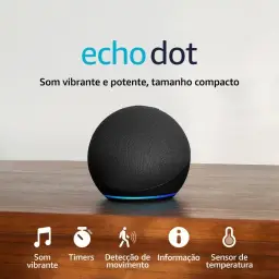 Echo Dot (Geração mais recente) | Smart speaker com Alexa — imagem 1