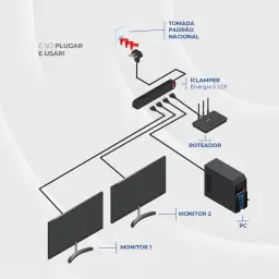Filtro de Linha iCLAMPER Energia 5 com Proteção contra Surtos Elétricos(DPS) — imagem 7