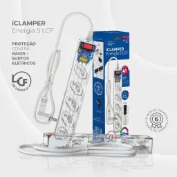 Filtro de Linha iCLAMPER Energia 5 com Proteção contra Surtos Elétricos(DPS) — imagem 2