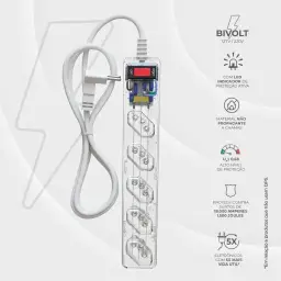 Filtro de Linha iCLAMPER Energia 5 com Proteção contra Surtos Elétricos(DPS) — imagem 4