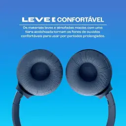 JBL, Fone de Ouvido Bluetooth, Tune 520BT, On-ear, Sem Fio - Azul — imagem 5