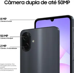 Celular Samsung Galaxy A07 128GB, 4GB, Câm. 50MP, Tela 6.7"- Preto — imagem 4