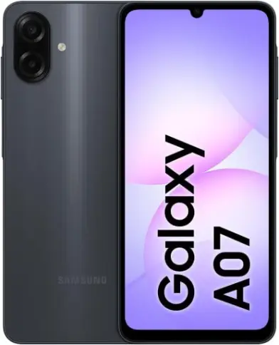 Celular Samsung Galaxy A07 128GB, 4GB, Câm. 50MP, Tela 6.7"- Preto