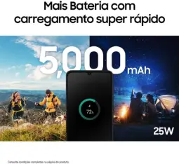 Celular Samsung Galaxy A06, 128GB, 4GB RAM, Tela 6.7", Câm. Traseira 50+2MP — imagem 7