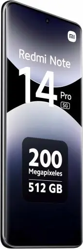 Smartphone Xiaomi Redmi Note 14 Pro 5G Midnight Black (Preto) 12GB RAM 512GB — imagem 4