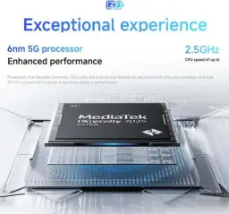 Smartphone Xiaomi Redmi Note 14 5G NFC Midnight Black (Preto) 8GB RAM 256GB ROM — imagem 3
