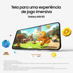 Smartphone Samsung Galaxy A56 5G 128GB, 8GB RAM, Câmera 50MP, IP67 — imagem 6