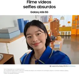Smartphone Samsung Galaxy A56 5G 128GB, 8GB RAM, Câmera 50MP, IP67 — imagem 5