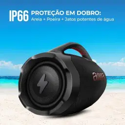 Caixa de Som Boombox Plus AIWA BBS-01-B 200W Bluetooth 5.3-200W RMS - 30 Horas — imagem 8