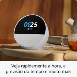 Echo Spot com Alexa (Geração mais recente) | Despertador inteligente com som — imagem 4