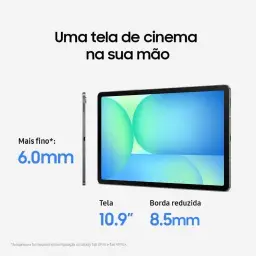 Tablet Samsung Galaxy Tab S10 FE, Cinza, 128GB, 8GB RAM — imagem 3