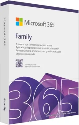 Microsoft 365 Family (12 meses) até 6 usuários. Office apps com o Copilot — imagem 1