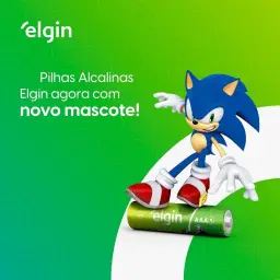 Pilha Alcalina AAA com 16 unidades Elgin Palito — imagem 9