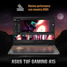 Notebook ASUS TUF Gaming A15, RTX 3050, AMD RYZEN 7, 8 GB, 512 GB SSD, KeepOS — imagem 6
