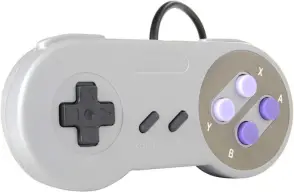 2 pacotes de controles USB para Super NES SNES, controlador USB Famicom, joypad — imagem 3