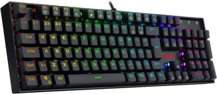 Teclado Gamer Redragon Mec Mitra Brown K551Rgb-1 — imagem 1