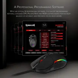 Redragon MOUSE GAMER INVADER CHROMA RGB - M719-RGB — imagem 4