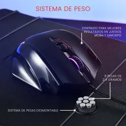Mouse Gamer Redragon Impact Preto RGB M908 — imagem 7