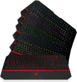 Teclado Gamer Membrana Redragon Karura 2 RGB ABNT2 Preto - K502RGB, UNICO — imagem 6