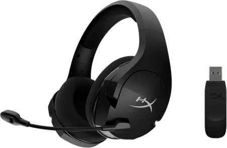 Headset Sem Fio Gamer HyperX Cloud Stinger Core 7.1 -HHSS1C-BA-BK/G, Preto