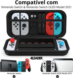 Case Para Nintendo Switch Oled - Capa Protetora Para Nintendo Switch Oled Com 6 — imagem 2