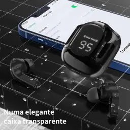 ILID Fone de Ouvido Gamer Bluetooth 5.2 com Microfone Removível — imagem 6