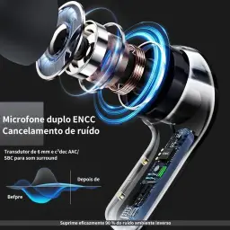 ILID Fone de Ouvido Gamer Bluetooth 5.2 com Microfone Removível — imagem 5