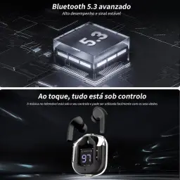 ILID Fone de Ouvido Gamer Bluetooth 5.2 com Microfone Removível — imagem 2