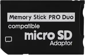 Adaptador De Cartão Para Psp Suporta Até 256gb Micro SD Memory Stick Ms Psp — imagem 1