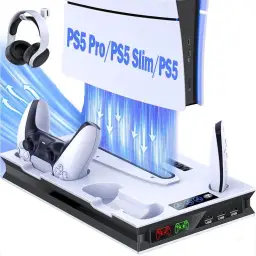 Suporte para PS5 com 2 Ventoinhas de Resfriamento — imagem 1