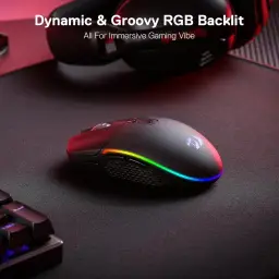 Mouse sem fio Redragon Invader Pro Preto — imagem 6