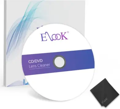 Elook Limpador de CD Player, disco de limpeza de lente a laser para leitor de