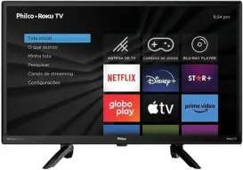 Smart TV 24" Philco PTV24G5YR2CP Roku