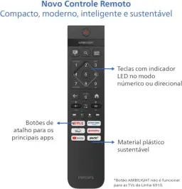 PHILIPS, Smart TV, 32" HD, 32PHG6910/78, HDR10, HDMI, USB, Dolby Audio, Wi-Fi — imagem 9