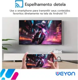 Smart Tv 40'' Full Hd Weyon 40wdsnbx Wi-fi Android 14 — imagem 3