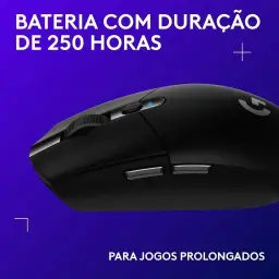 Mouse Gamer Sem Fio Logitech G305 LIGHTSPEED com 6 Botoes Programaveis e Ate — imagem 4