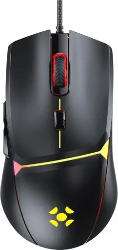 Mouse Gamer CRUSADER RGB 7200DPI Preto Fortrek G — imagem 1