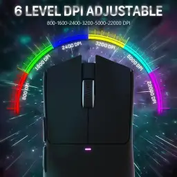 Mouse Gamer Attack Shark X11 59g Superleve sem fio com Dock Magnético RGB — imagem 5