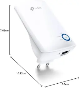 Repetidor de sinal Wi-Fi TP-Link TL-WA850RE Wireless N 300Mbps, compacto — imagem 8
