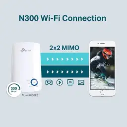Repetidor de sinal Wi-Fi TP-Link TL-WA850RE Wireless N 300Mbps, compacto — imagem 6