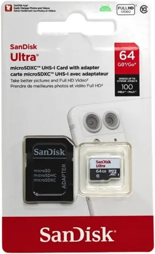 Cartao Memoria Sandisk Ultra Microsdxc
