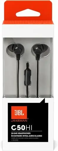 JBL, Fone de Ouvido in Ear, C50HI - Preto — imagem 3