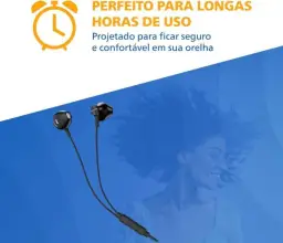 PHILIPS, Fone de Ouvido com Microfone, TAUE101BK/00, Com fio de 1,2 metros — imagem 3