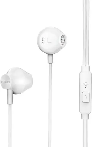 PHILIPS, Fone de Ouvido com Microfone, TAUE101WT/00, Com fio de 1,2 metros