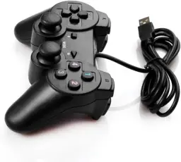 Joypad com fio USB 2.0 controle de jogo gamepad joystick para PC e laptop — imagem 1